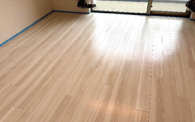 ガラスフロアコーティング